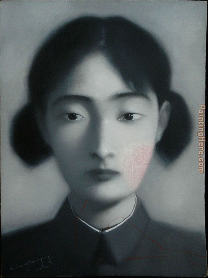 bloodline 1997 painting - Zhang Xiaogang bloodline 1997 art painting